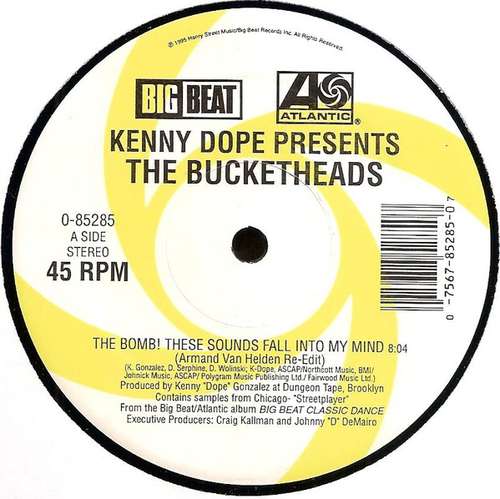 Cover Kenny Dope* Presents The Bucketheads / Full Intention - The Bomb! (These Sounds Fall Into My Mind) / America (I Love America) (12) Schallplatten Ankauf