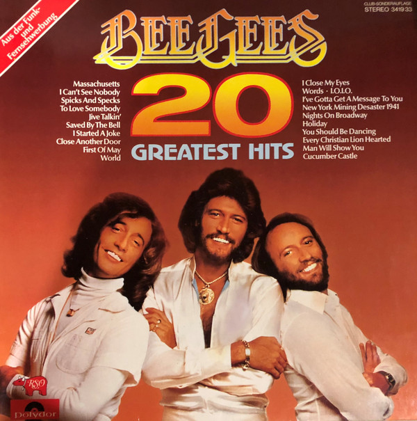 Cover Bee Gees - 20 Greatest Hits (LP, Comp, Club) Schallplatten Ankauf