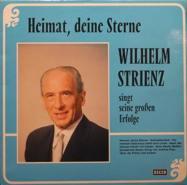 Cover Wilhelm Strienz - Heimat, Deine Sterne (LP, RE) Schallplatten Ankauf