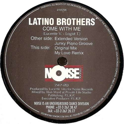 Cover Latino Brothers - Come With Me (12) Schallplatten Ankauf