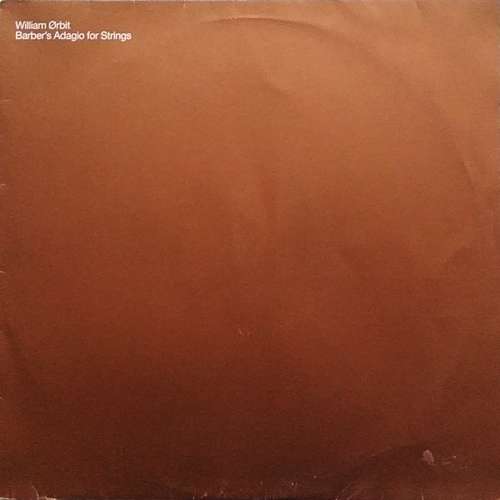 Cover William Ørbit* - Barber's Adagio For Strings (12) Schallplatten Ankauf
