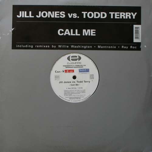 Cover Jill Jones Vs. Todd Terry - Call Me (2x12) Schallplatten Ankauf