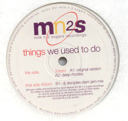 Cover MN2S - Things We Used To Do (12) Schallplatten Ankauf