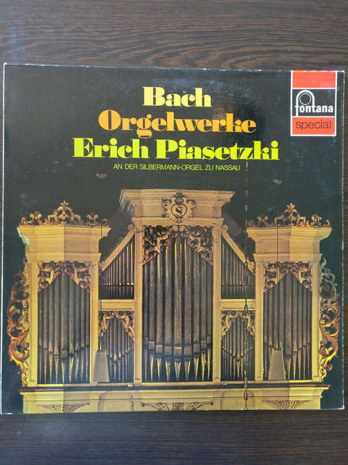 Cover Bach*, Erich Piasetzki - Orgelwerke An Der Silbermannorgel zu Nassau (LP) Schallplatten Ankauf