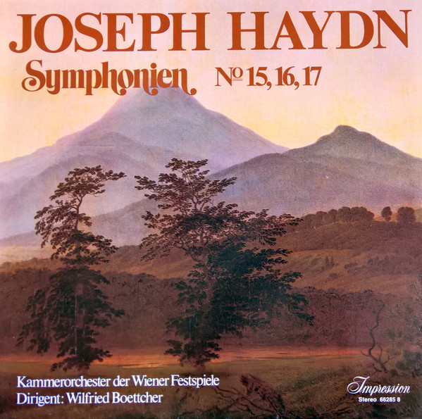 Bild Haydn*, Wilfried Boettcher, Kammerorchester Der Wiener Festspiele - Symphonien No 15, 16, 17 (LP, Album, Club) Schallplatten Ankauf