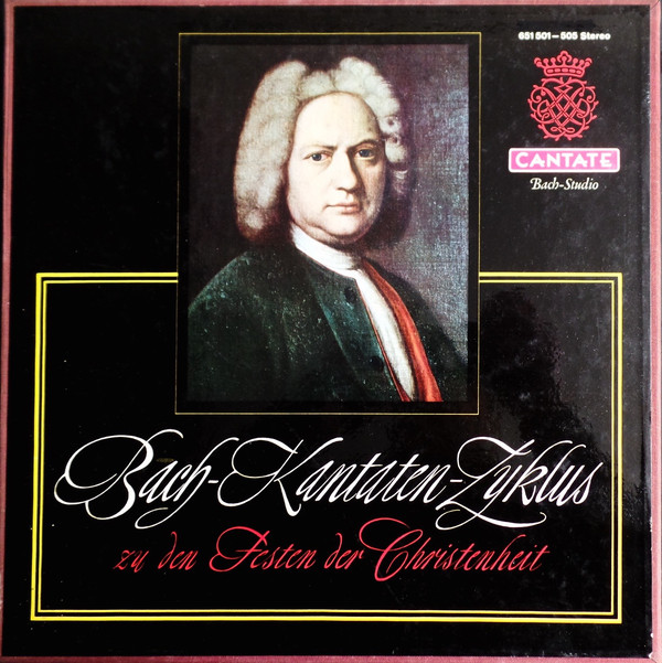 Cover Bach* - Bach-Kantaten-Zyklus: Zu Den Festen Der Christenheit (5xLP, Comp + Box) Schallplatten Ankauf