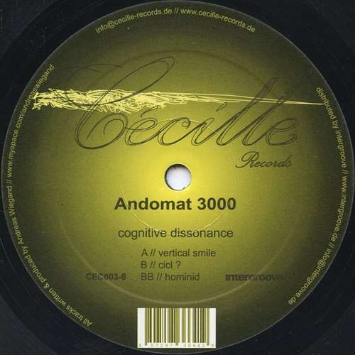 Cover Andomat 3000 - Cognitive Dissonance (12) Schallplatten Ankauf