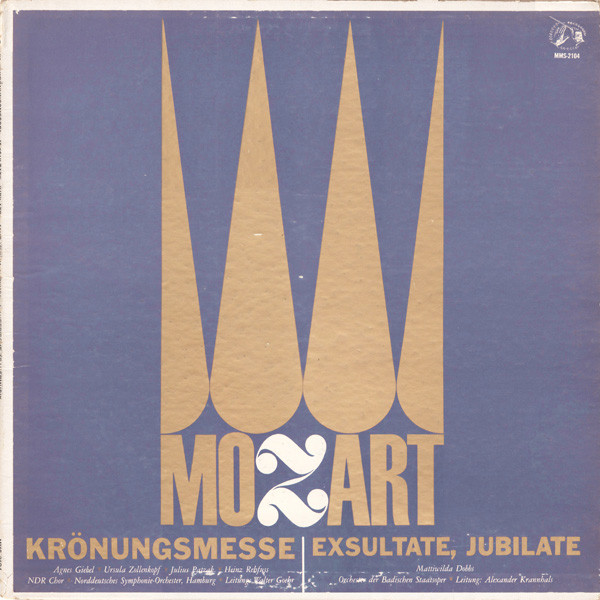 Cover Mozart* - Krönungsmesse / Exsultate Jubilate / Ave Verum Corpus / Maurerische Trauermusik (LP, Mono) Schallplatten Ankauf
