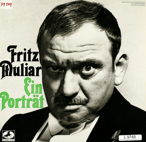 Cover Fritz Muliar - Ein Portrait (LP, Album, Club) Schallplatten Ankauf