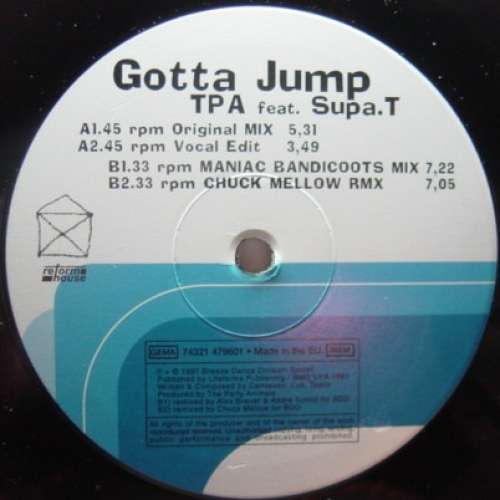 Cover TPA* Feat. Supa. T - Gotta Jump (12) Schallplatten Ankauf