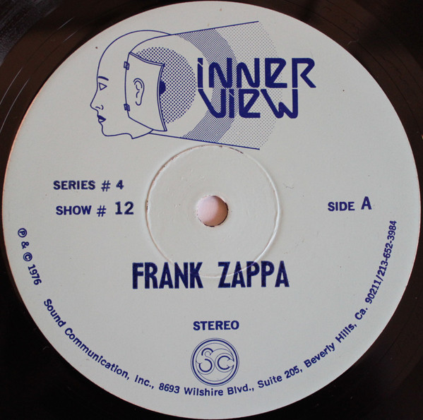 Cover Frank Zappa - Innerview (LP, Transcription) Schallplatten Ankauf