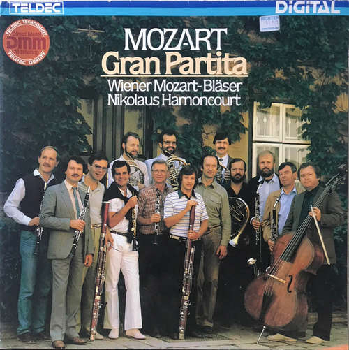 Cover Mozart*, Wiener Mozart-Bläser, Nikolaus Harnoncourt - Gran Partita (LP, Album) Schallplatten Ankauf