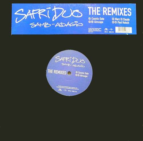 Cover Safri Duo - Samb-Adagio (The Remixes) (12) Schallplatten Ankauf