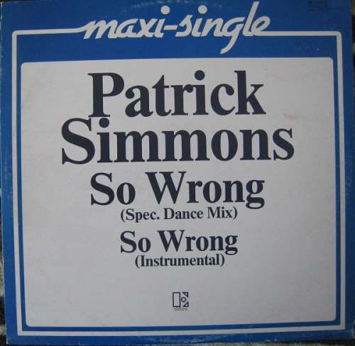 Cover Patrick Simmons - So Wrong (12, Maxi) Schallplatten Ankauf
