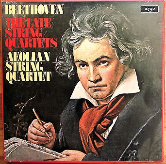 Cover Beethoven*, Aeolian String Quartet - The Late String Quartets (4xLP, Album + Box) Schallplatten Ankauf