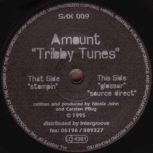 Cover Amount - Tribby Tunes (12) Schallplatten Ankauf