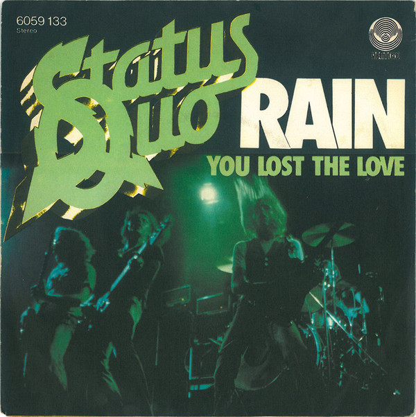 Cover Status Quo - Rain (7, Single) Schallplatten Ankauf