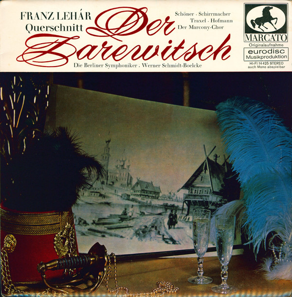 Cover Franz Lehár - Der Zarewitsch (Querschnitt) (10, S/Edition) Schallplatten Ankauf