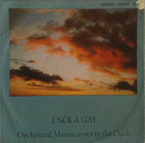 Cover Orchestral Manoeuvres In The Dark - Enola Gay (7, Single, mou) Schallplatten Ankauf