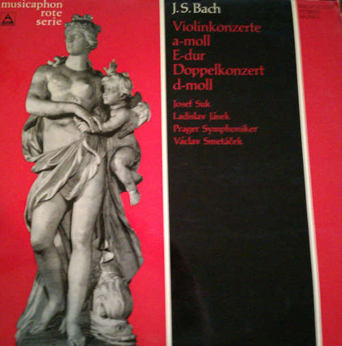 Cover Johann Sebastian Bach - Prager Symphoniker* - Violinkonzerte A-moll E-dur Doppelkonzert D-moll (LP) Schallplatten Ankauf
