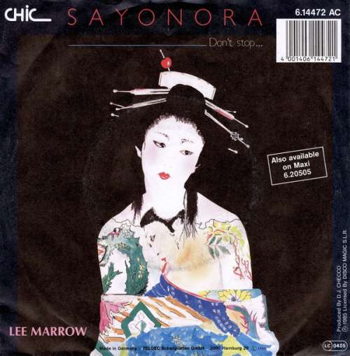 Cover Lee Marrow - Sayonara (Don't Stop...) (7, Single) Schallplatten Ankauf
