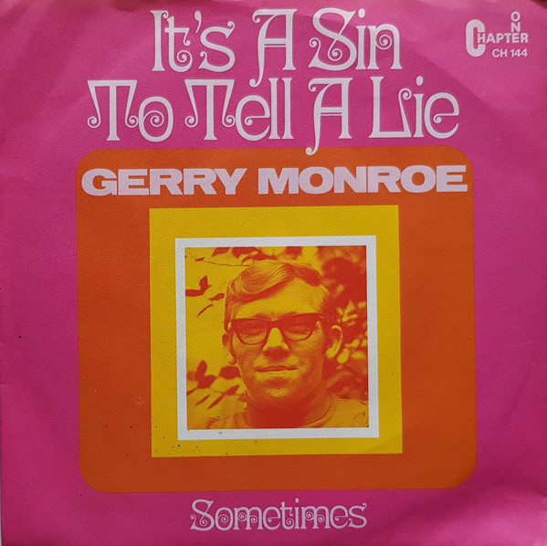 Cover Gerry Monroe - It's A Sin To Tell A Lie (7) Schallplatten Ankauf