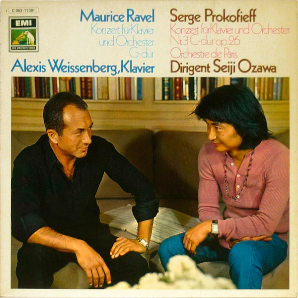 Cover Ravel*, Prokofieff* - Alexis Weissenberg, Orchestre De Paris, Seiji Ozawa - Klavierkonzert G-Dur, Klavierkonzert Nr. 3 (LP) Schallplatten Ankauf