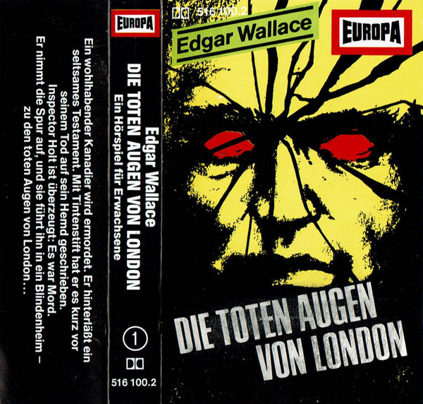 Cover Edgar Wallace / Frank Sky - Edgar Wallace 1 - Die Toten Augen Von London (Cass) Schallplatten Ankauf