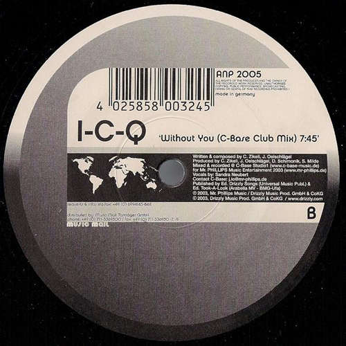 Cover I-C-Q* - Without You (12) Schallplatten Ankauf