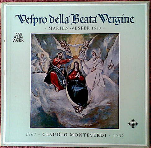 Cover Claudio Monteverdi - Vespro Della Beata Vergine »Marien-Vesper 1610« (2xLP + Box) Schallplatten Ankauf