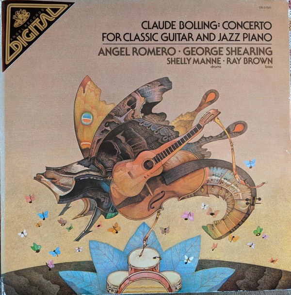 Cover Angel Romero (2) / George Shearing - Claude Bolling: Concerto For Classic Guitar And Jazz Piano (LP, Album, Wak) Schallplatten Ankauf