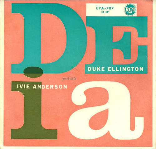 Cover Ivie Anderson With Duke Ellington And His Orchestra - Duke Ellington Presents Ivie Anderson (7, EP) Schallplatten Ankauf
