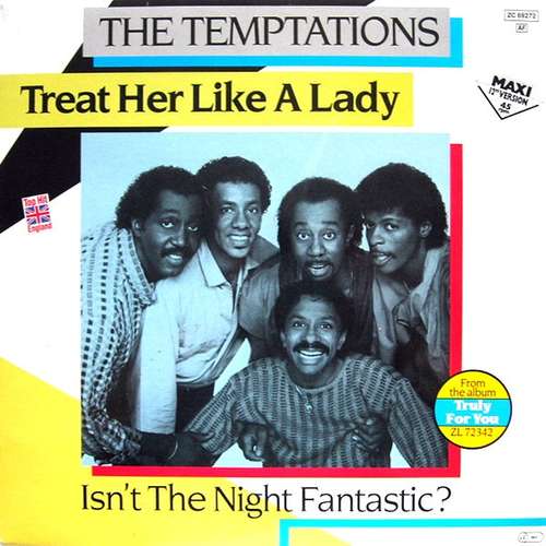 Cover The Temptations - Treat Her Like A Lady (12, Maxi, Whi) Schallplatten Ankauf
