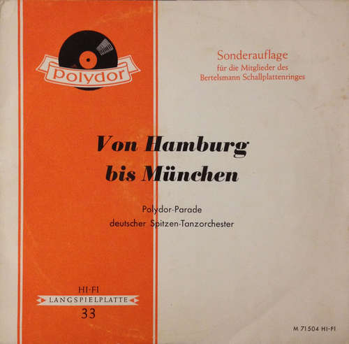 Cover Various - Von Hamburg Bis München (LP, Comp, Club) Schallplatten Ankauf
