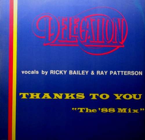 Cover Delegation - Thanks To You (The '88 Mix) (12) Schallplatten Ankauf