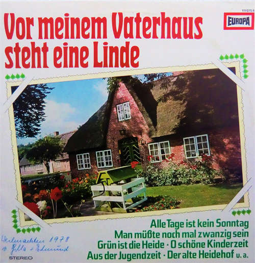 Bild Various - Vor Meinem Vaterhaus Steht Eine Linde (LP) Schallplatten Ankauf