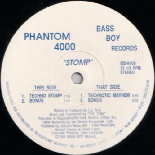 Cover Phantom 4000 - Stomp (12) Schallplatten Ankauf