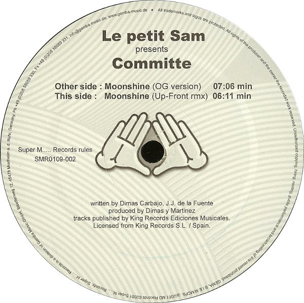Cover Le Petit Sam Presents Committe* - Moonshine (12) Schallplatten Ankauf