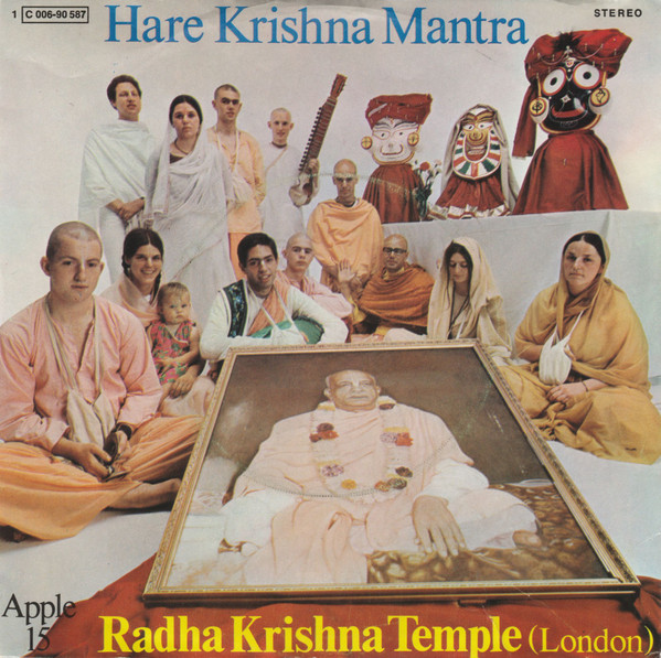 Cover Radha Krishna Temple (London)* - Hare Krishna Mantra (7, Single) Schallplatten Ankauf