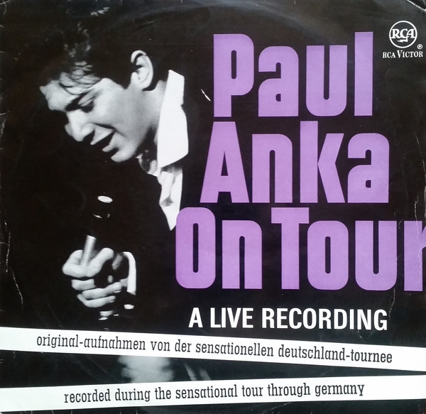 Cover Paul Anka - Paul Anka On Tour A Live Recording (LP, Mono) Schallplatten Ankauf