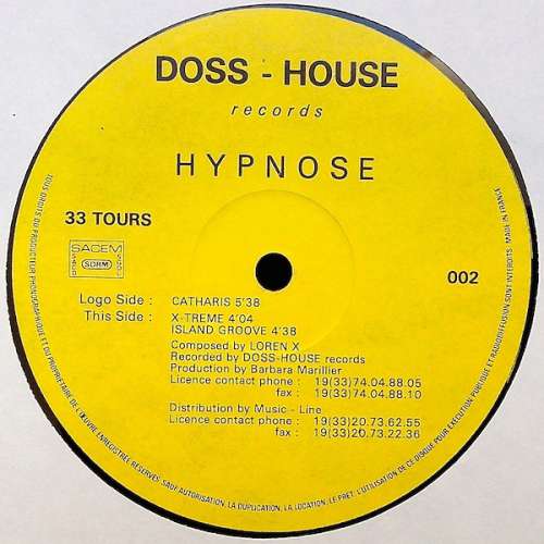 Cover Hypnose (2) - Catharis (12) Schallplatten Ankauf