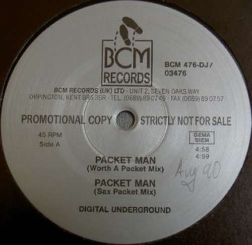 Cover Digital Underground - Packet Man (12, Promo) Schallplatten Ankauf