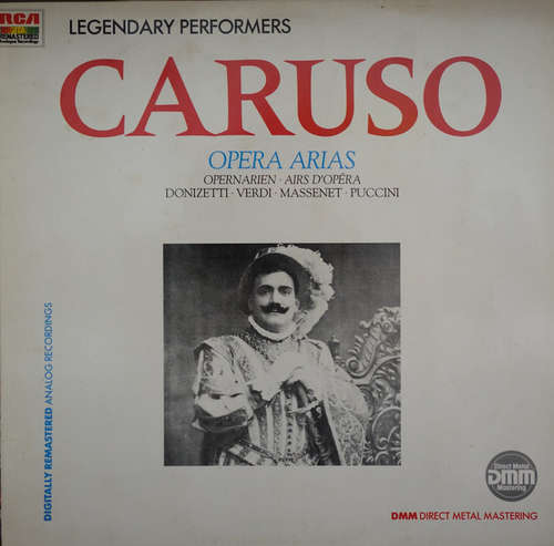 Cover Enrico Caruso - Opera Arias (LP, Comp, Mono) Schallplatten Ankauf