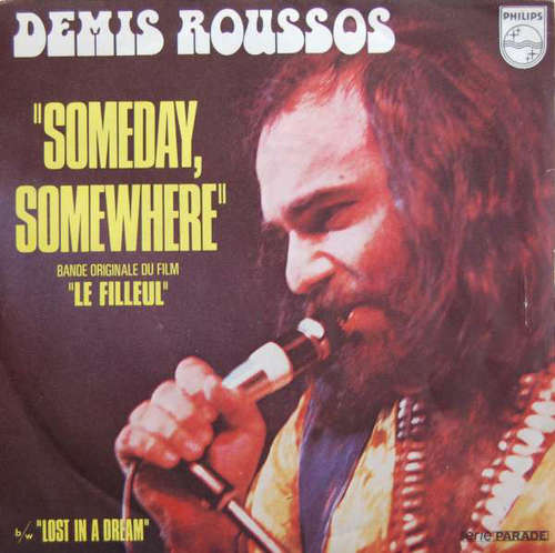 Cover Demis Roussos - Someday, Somewhere (7, Single) Schallplatten Ankauf