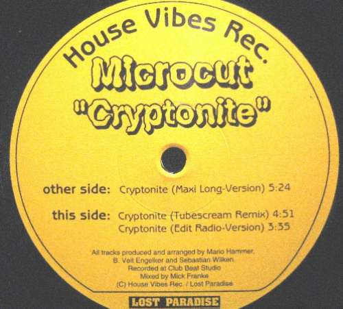 Cover Microcut - Cryptonite (12) Schallplatten Ankauf