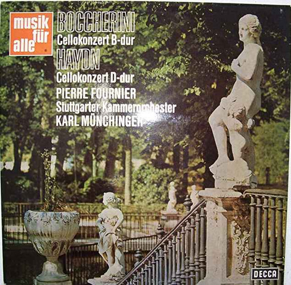Cover Haydn*, Boccherini*, Fournier*, Karl Münchinger, Stuttgarter Kammerorchester - Cellokonzert D-dur / Cellokonzert B-dur (LP, Album, RE) Schallplatten Ankauf