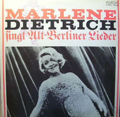 Cover Marlene Dietrich Singt Alt-Berliner Lieder Schallplatten Ankauf
