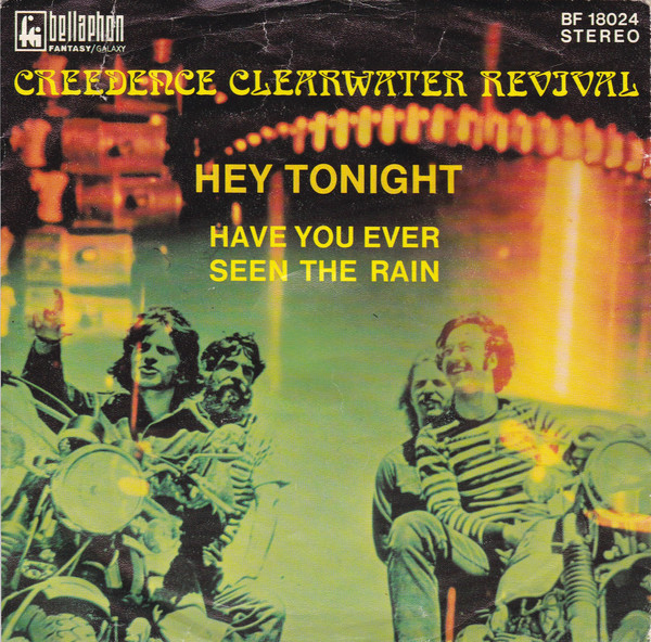 Cover Creedence Clearwater Revival - Hey Tonight / Have You Ever Seen The Rain  (7, Single) Schallplatten Ankauf