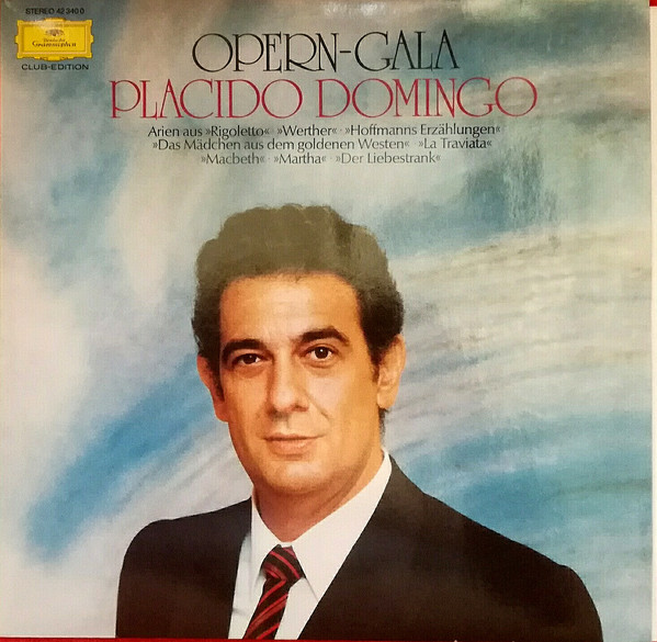 Cover Placido Domingo - Opern-Gala (LP, Album, Club) Schallplatten Ankauf