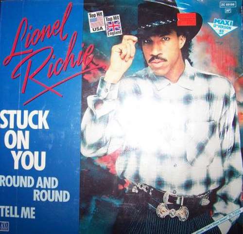 Cover Lionel Richie - Stuck On You / Round And Round / Tell Me (12, Maxi) Schallplatten Ankauf